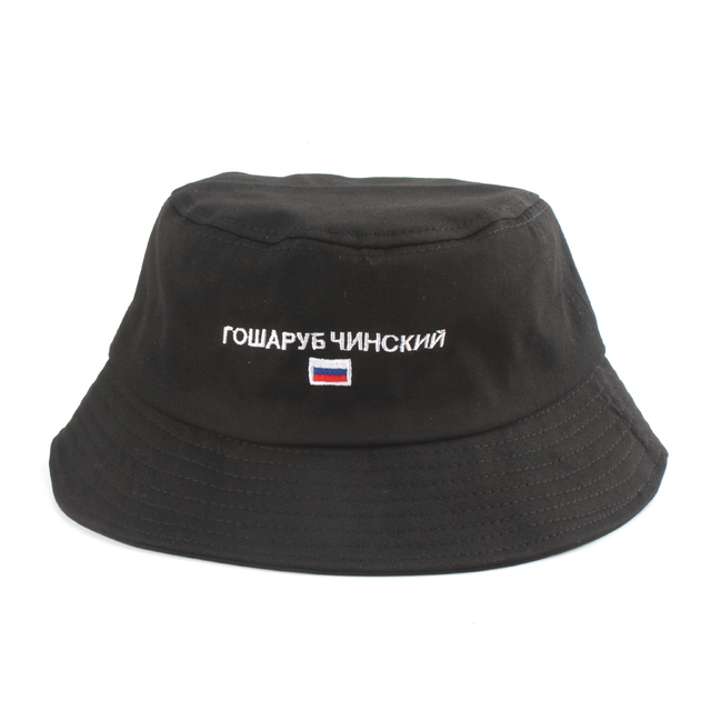 Kapelusz typu Bucket Panama 2019 - czarny, męski, haftowany, letni kapelusz rybaka, chroniący przed słońcem na świeżym powietrzu - tanie ubrania i akcesoria