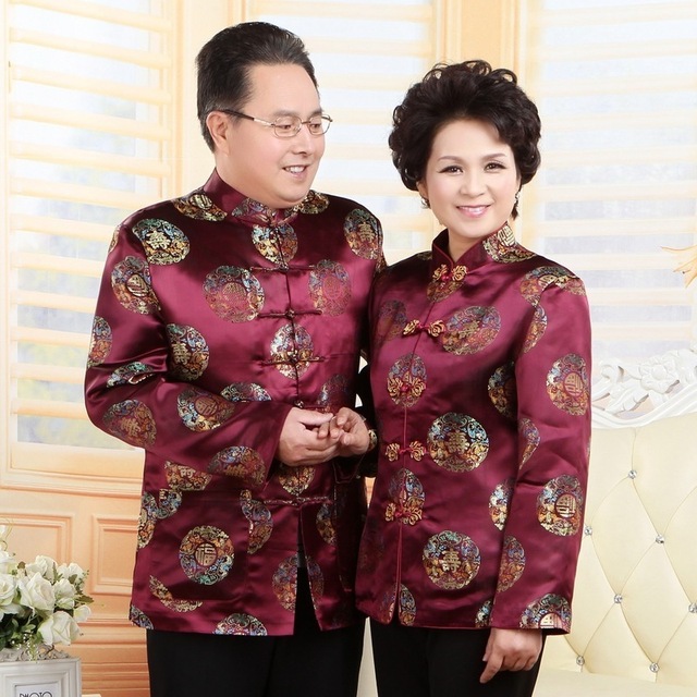 Męska i damska tradycyjna sukienka Cheongsam zimowa, luźna odzież chińska z elementami stylu etnicznego - tanie ubrania i akcesoria