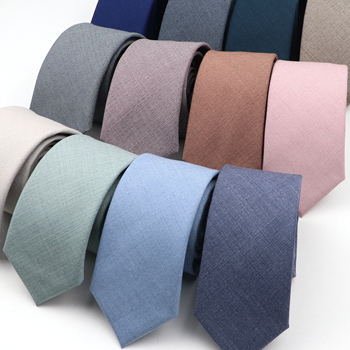 Stylowa wysokojakościowa krawat męski w klasycznym jednokolorowym wzorze – Casual Skinny