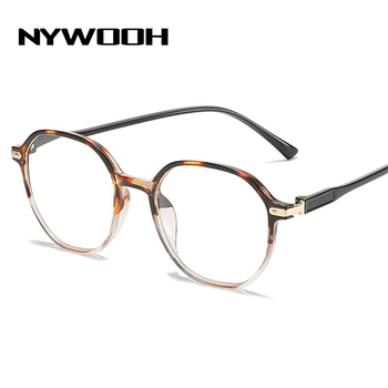 NYWOOH modne wielokątne okulary do czytania z korekcją dioptrii (od +1.0 do +4.0)