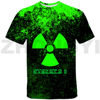 Koszulka dziecięca 3D Trendy Stalker 2 Serce Czarnobyla z krótkim rękawem S.T.A.L.K.E.R. 2 - Streetwear T-shirt