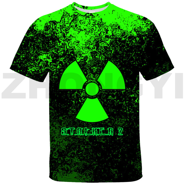Koszulka dziecięca 3D Trendy Stalker 2 Serce Czarnobyla z krótkim rękawem S.T.A.L.K.E.R. 2 - Streetwear T-shirt - tanie ubrania i akcesoria